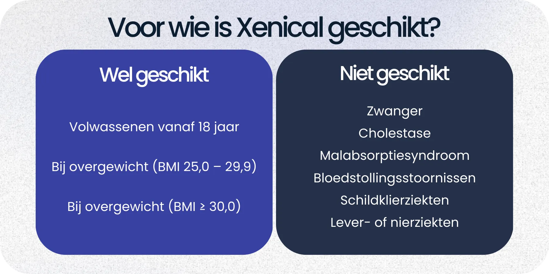 Geschikt Xenical