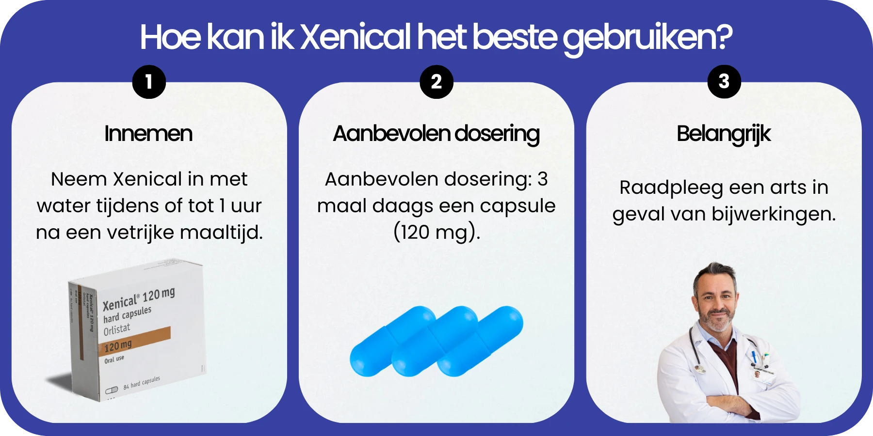 Hoe gebruik ik Xenical