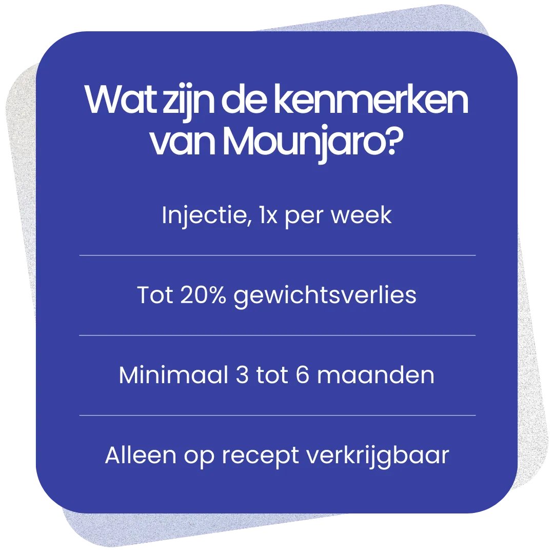Kenmerken van Mounjaro