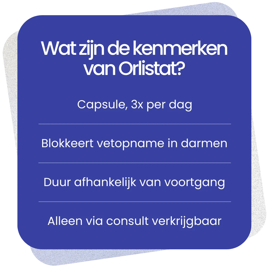 Kenmerken van Orlistat