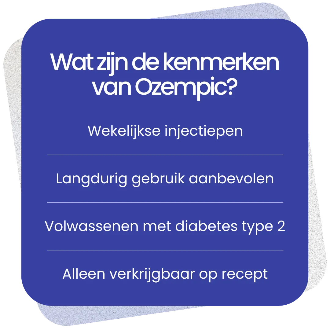 Kenmerken van Ozempic