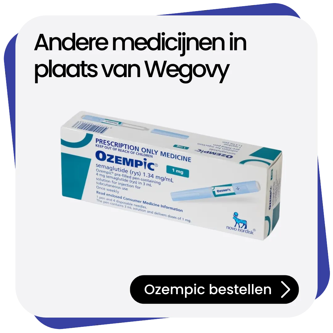 Ozempic alternatief Wegovy