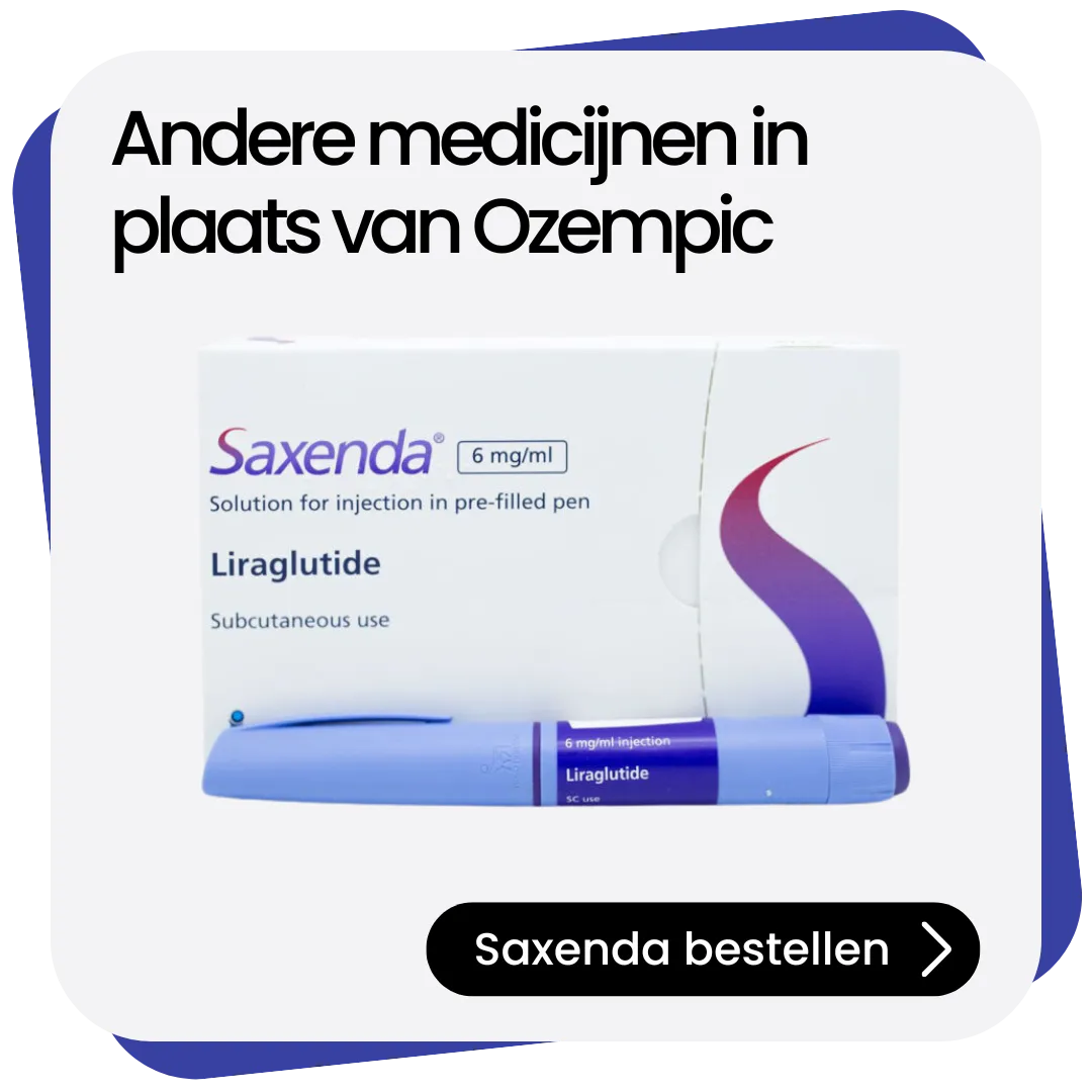 Saxenda alternatief Ozempic
