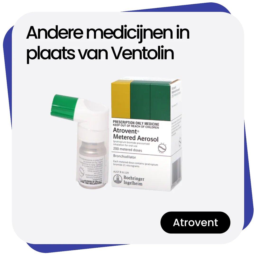Atrovent alternatief Ventolin