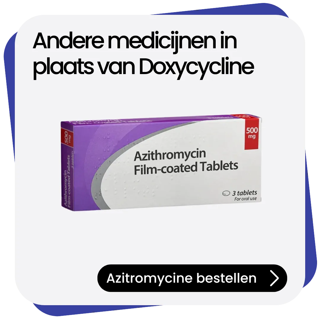 Azitromycine alternatief Doxycycline