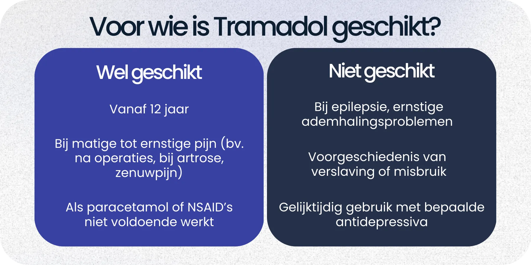 Geschikt Tramadol