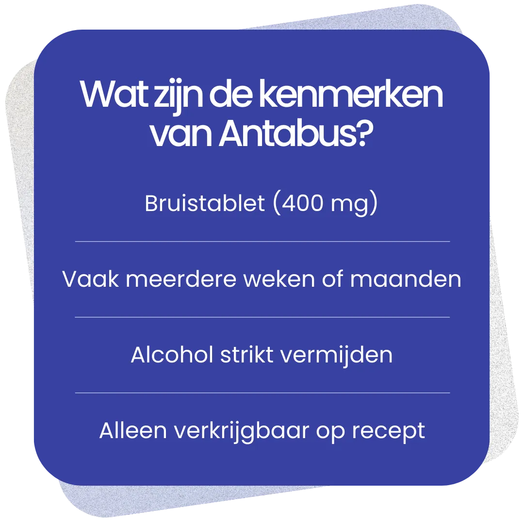 Kenmerken van Antabus