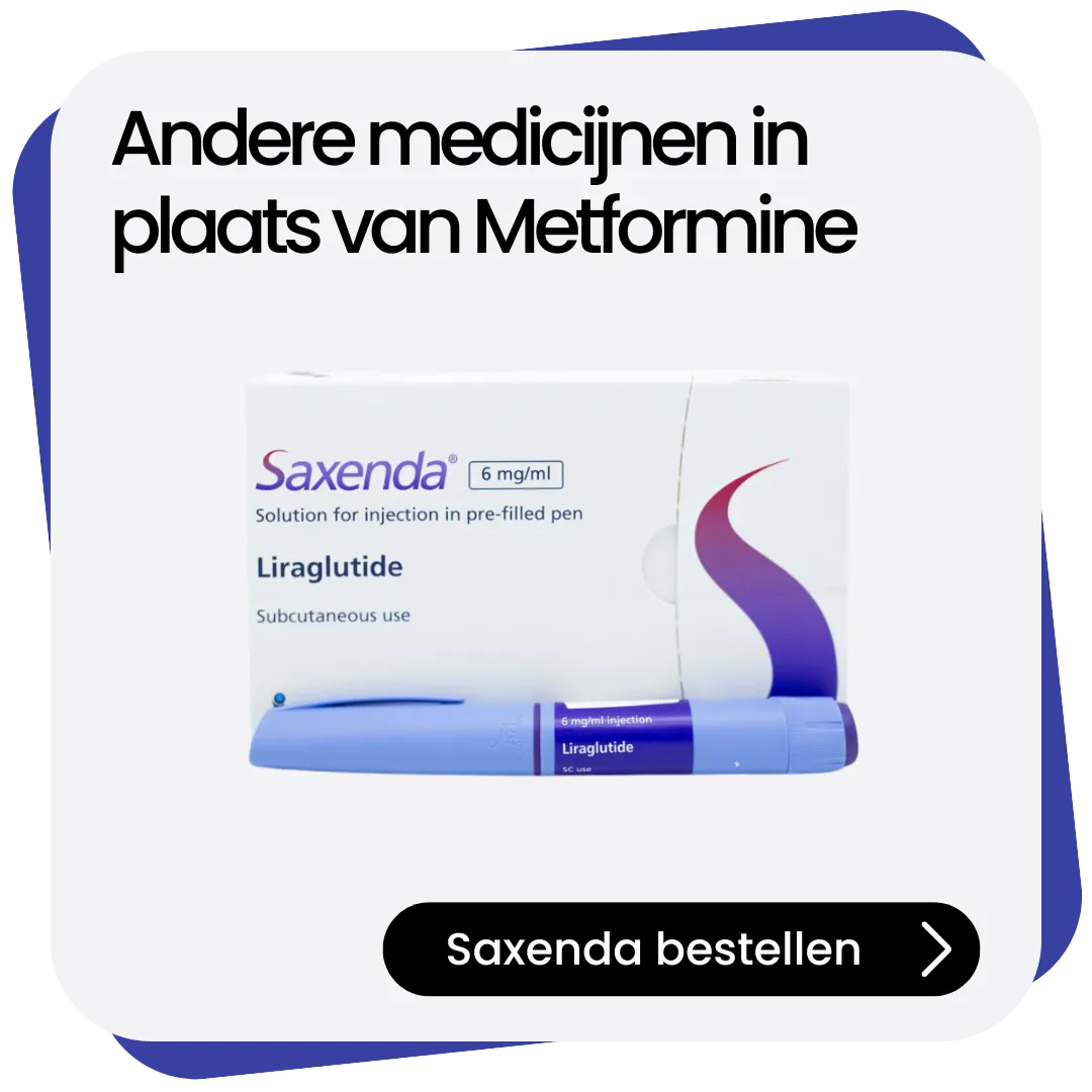 Saxenda alternatief Metformine