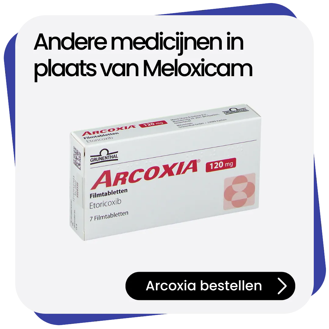 Arcoxia alternatief Meloxicam