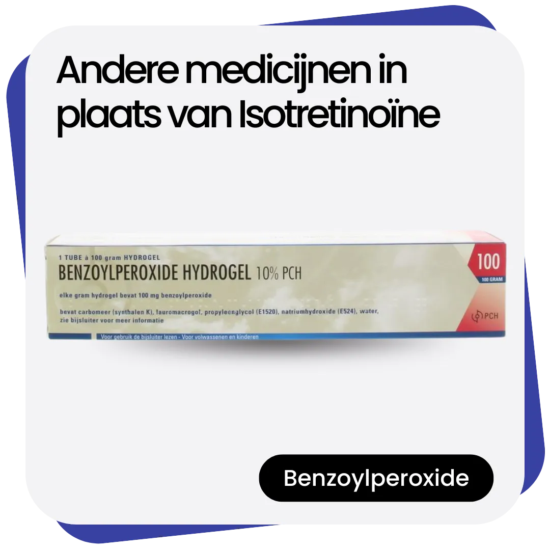 Benzoylperoxide alternatief Isotretinoïne