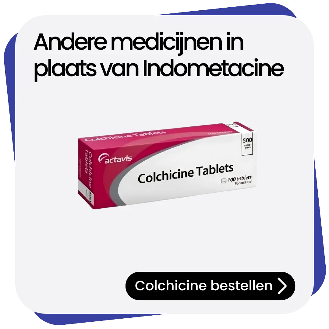 Colchicine alternatief Indometacine