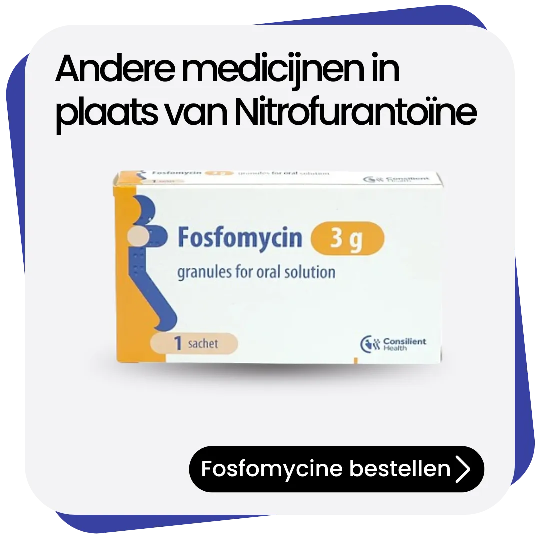 Fosfomycine alternatief Nitrofurantoïne