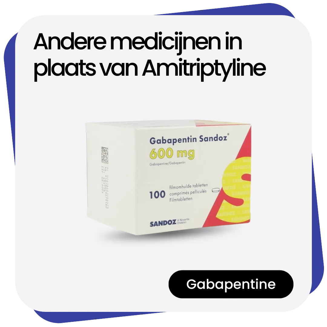 Gabapentine alternatief Amitriptyline