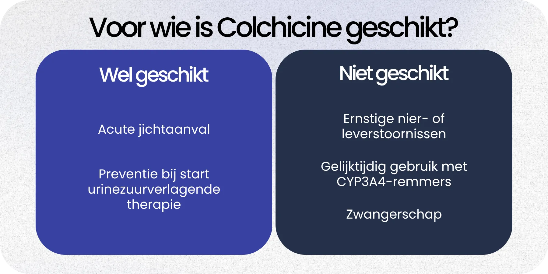 Geschikt Colchicine