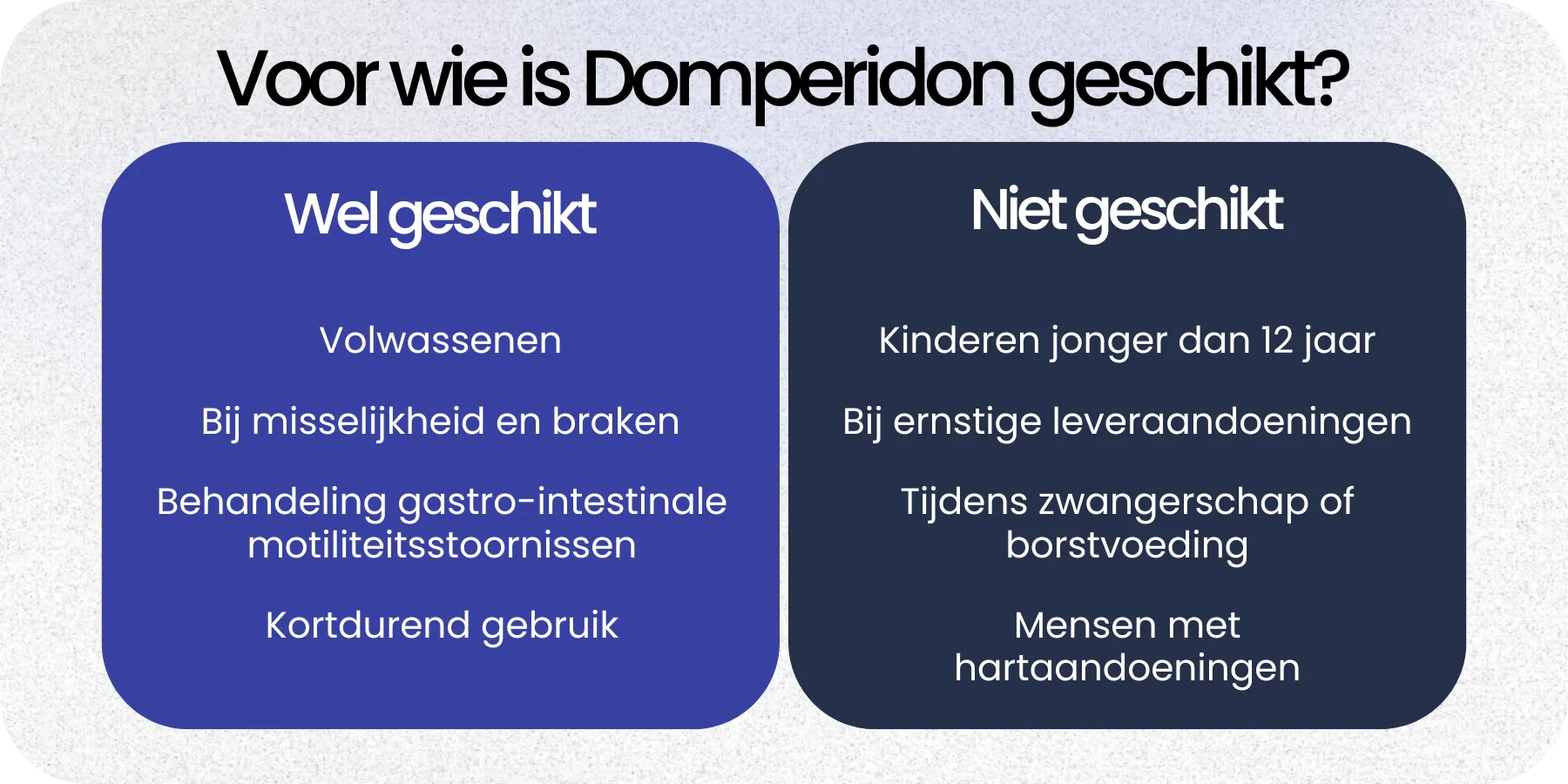 Geschikt Domperidon