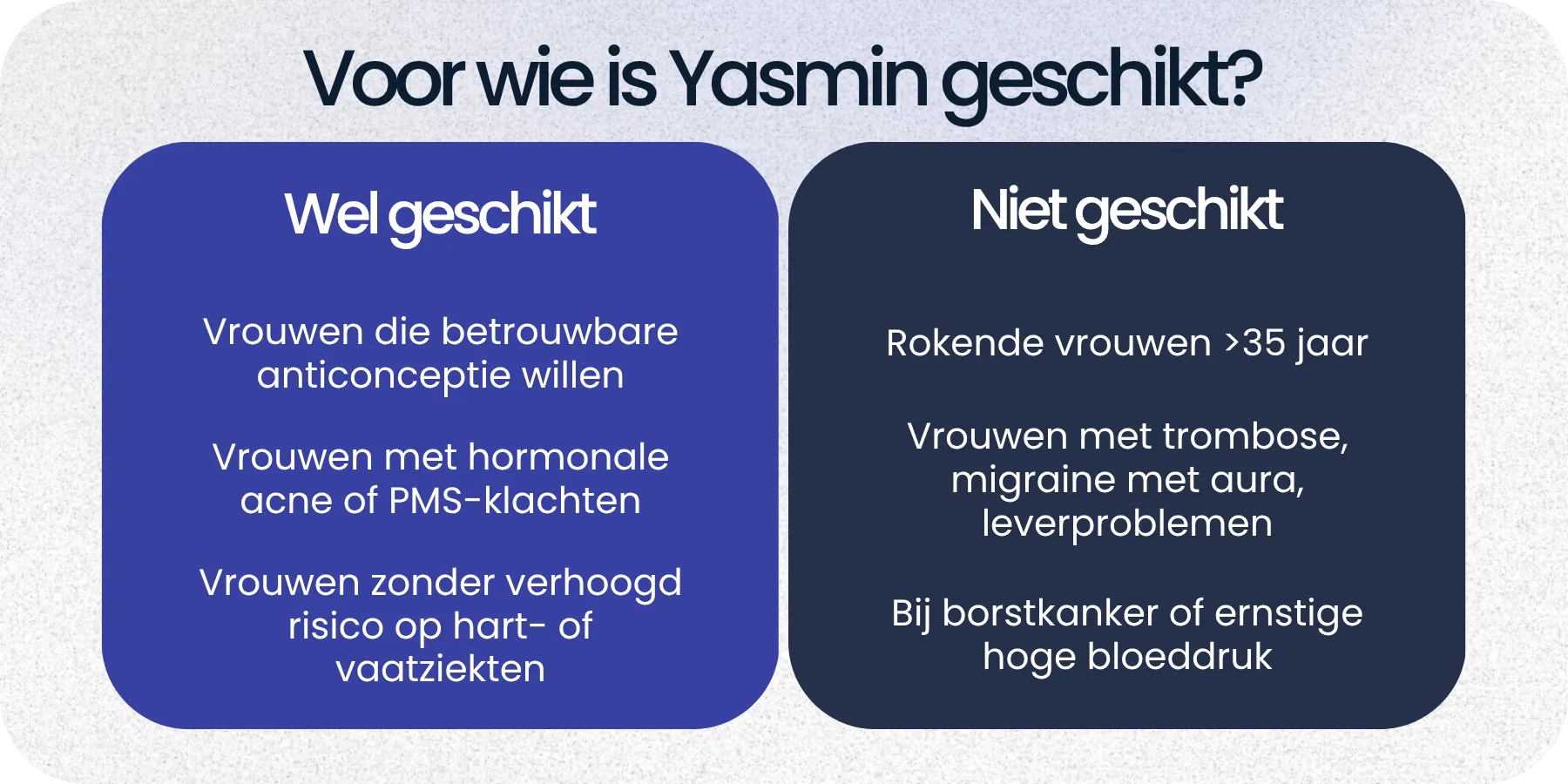 Geschikt Yasmin