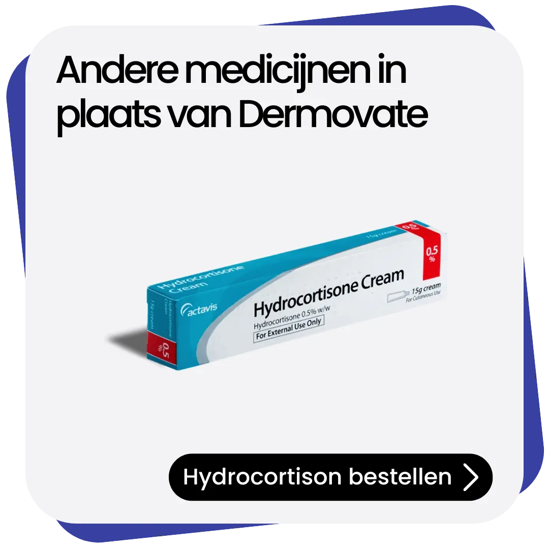 Hydrocortison alternatief Dermovate