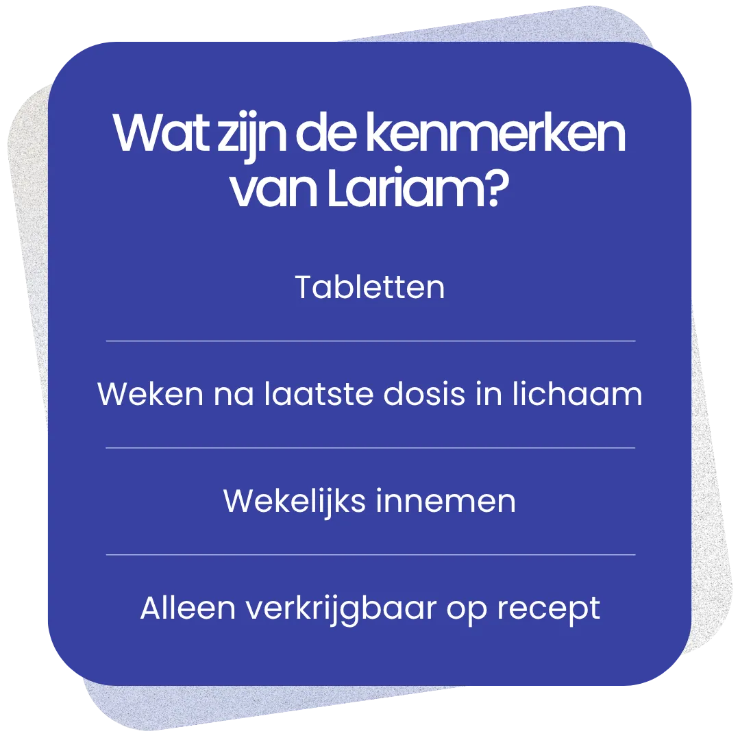 Kenmerken van Lariam