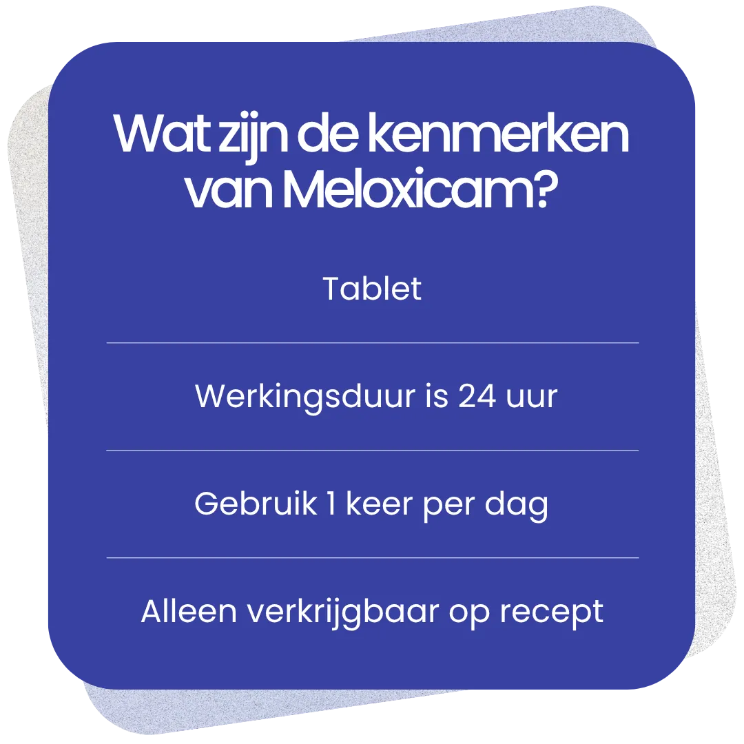 Kenmerken van Meloxicam