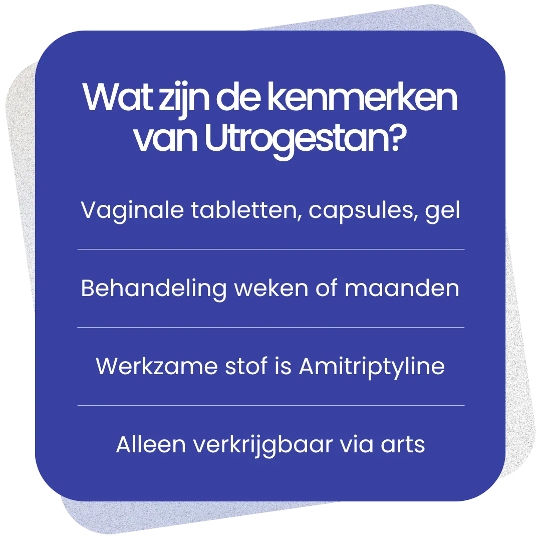 Kenmerken van Utrogestan