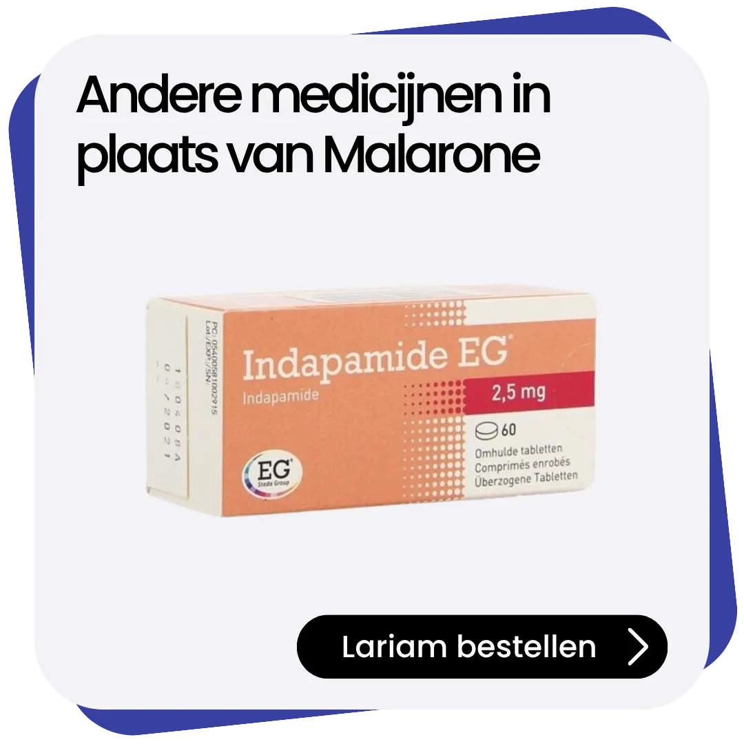 Lariam alternatief Malarone