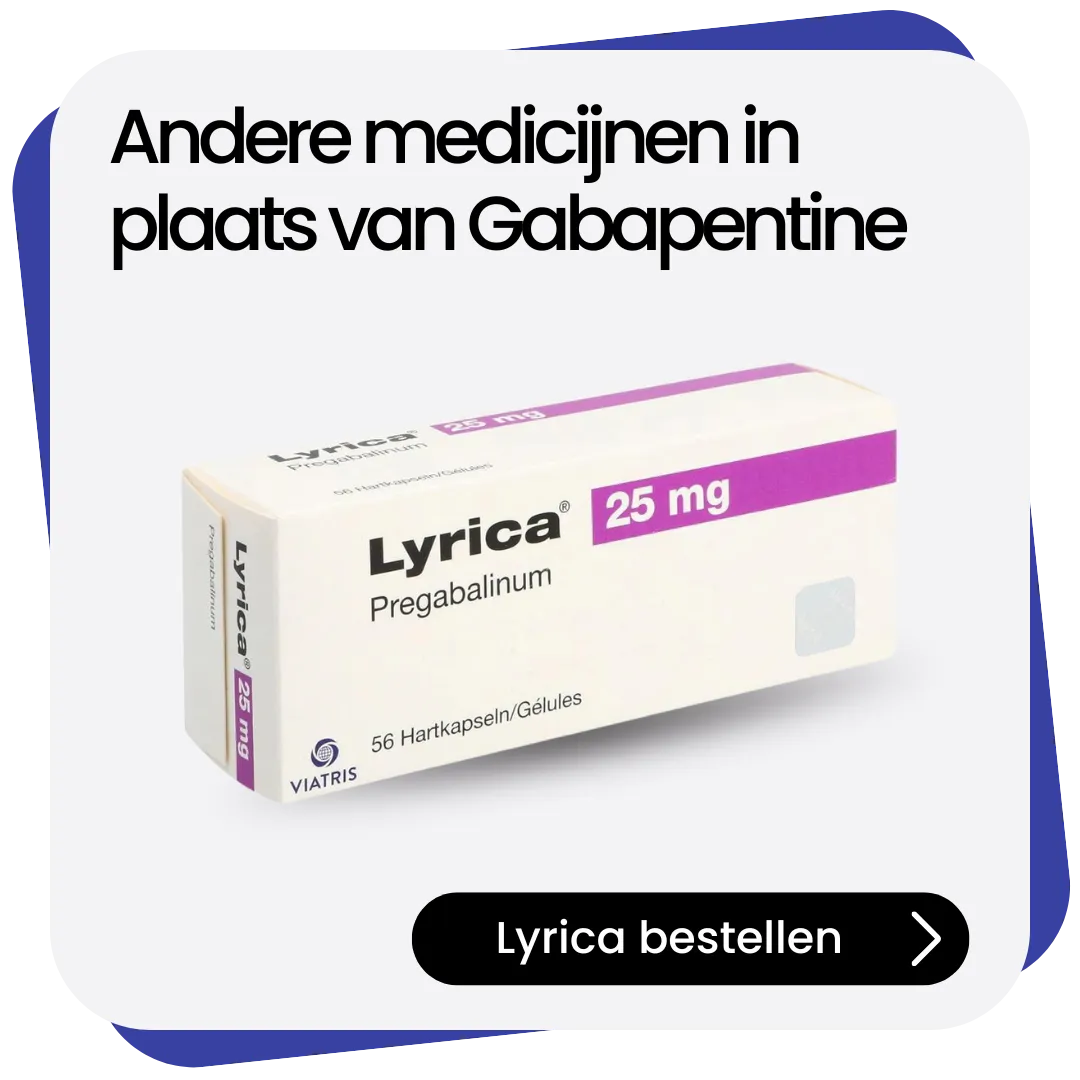 Lyrica alternatief Gabapentine