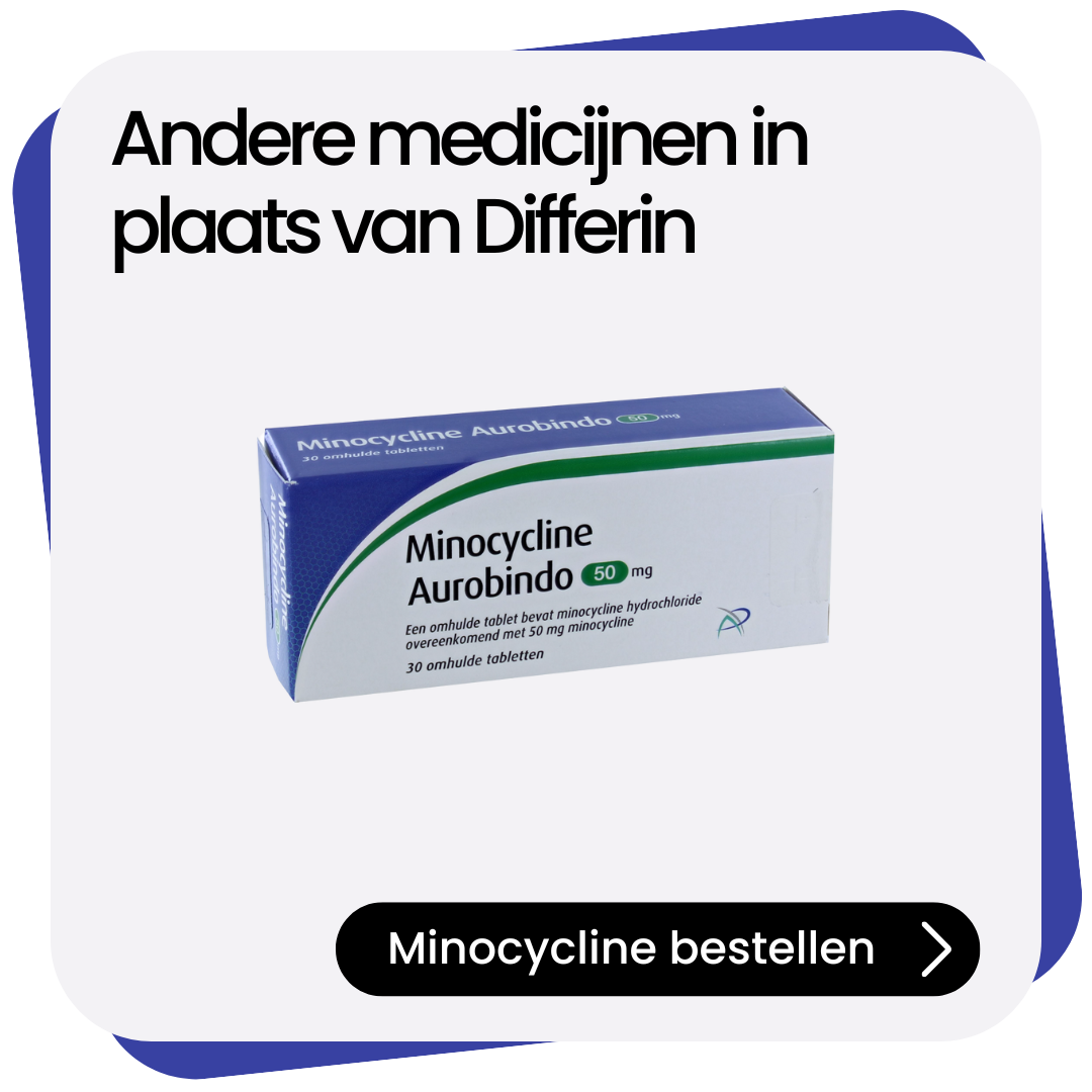 Minocycline alternatief Differin