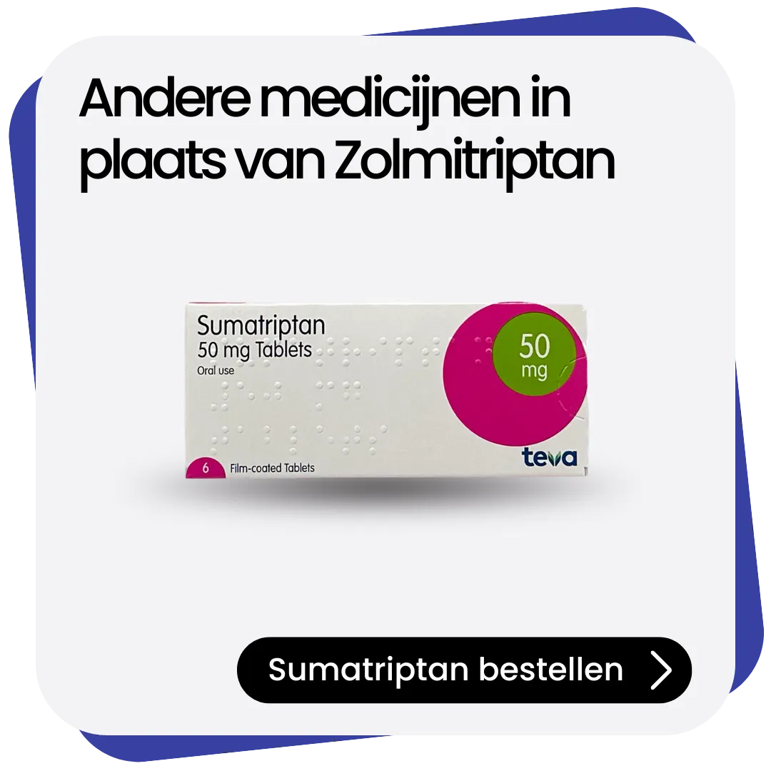 Sumatriptan alternatief Zolmitriptan