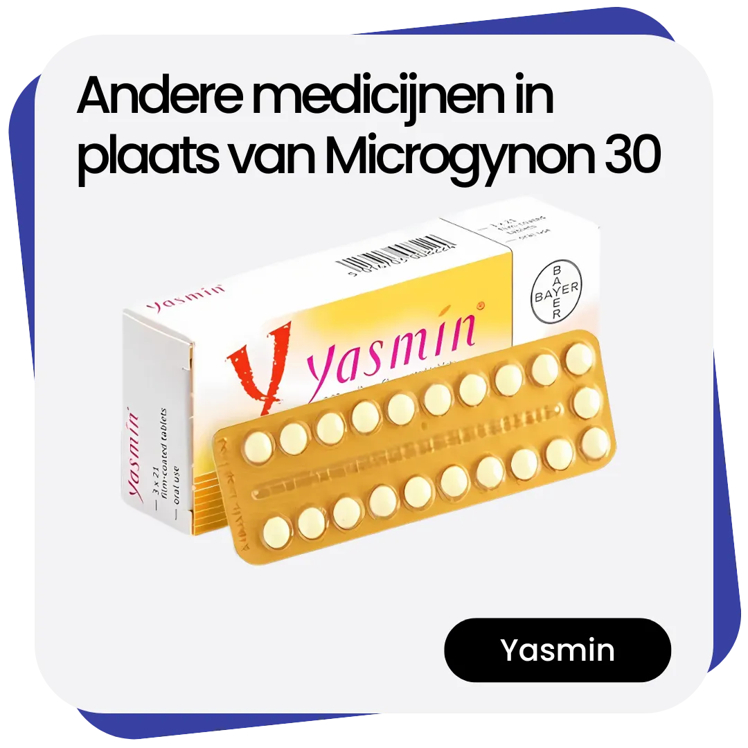 Yasmin alternatief Microgynon 30