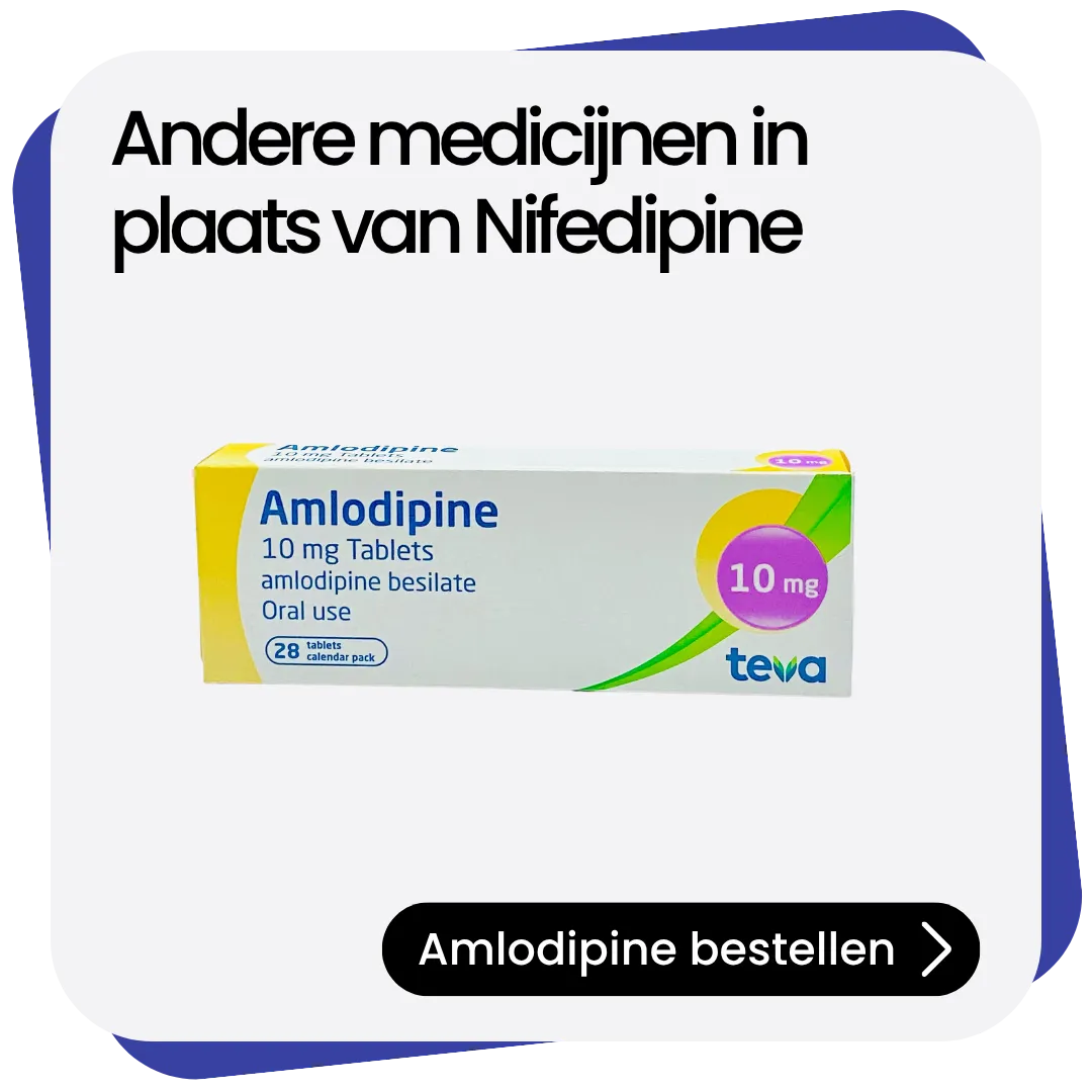 Amlodipine alternatief Nifedipine