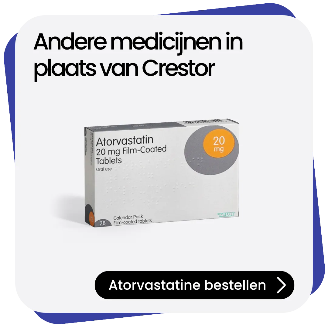 Atorvastatine alternatief Crestor