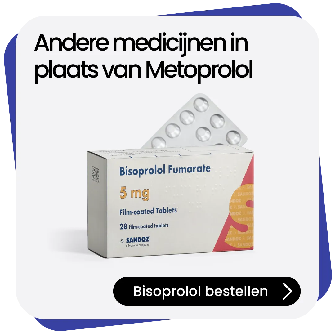 Bisoprolol alternatief Metoprolol