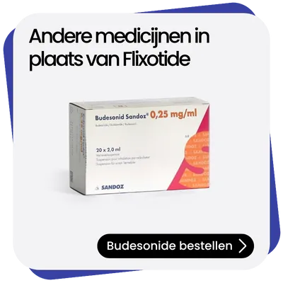 Budesonide alternatief Flixotide