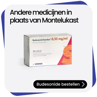 Budesonide alternatief Montelukast