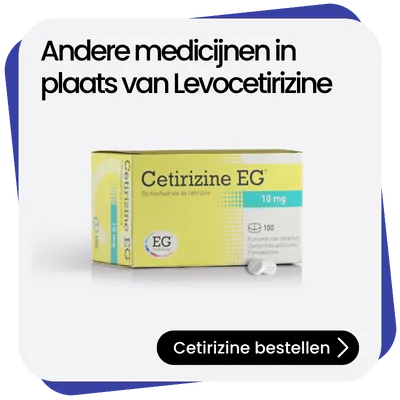 Cetirizine alternatief Levocetirizine
