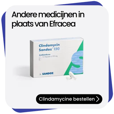 Clindamycine alternatief Efracea