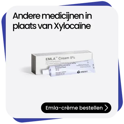 Emla-crème alternatief Xylocaïne