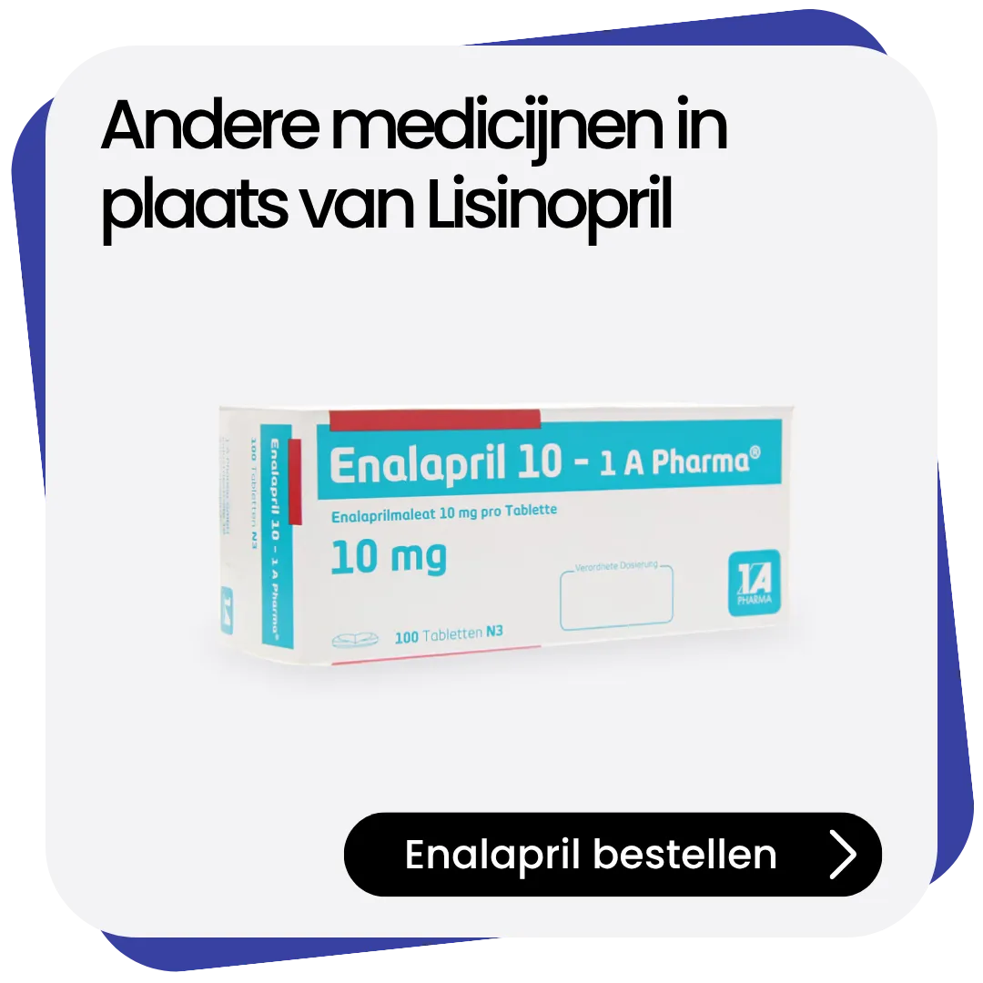 Enalapril alternatief Lisinopril