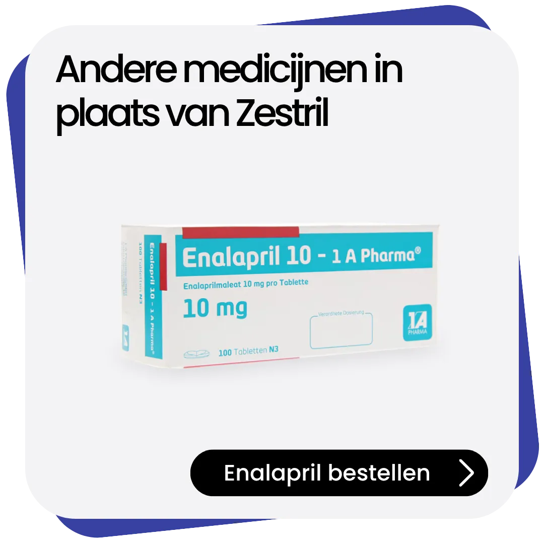 Enalapril alternatief Zestril