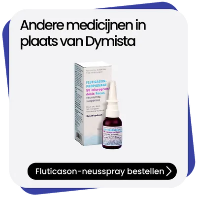 Fluticason-neusspray alternatief Dymista