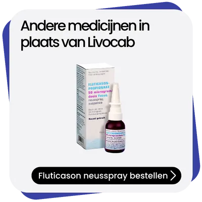 Fluticason neusspray alternatief Livocab
