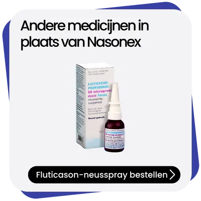 Fluticason-neusspray alternatief Nasonex