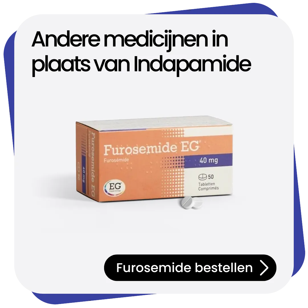 Furosemide alternatief Indapamide