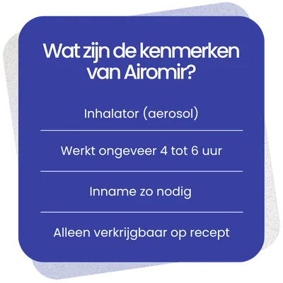 Kenmerken van Airomir