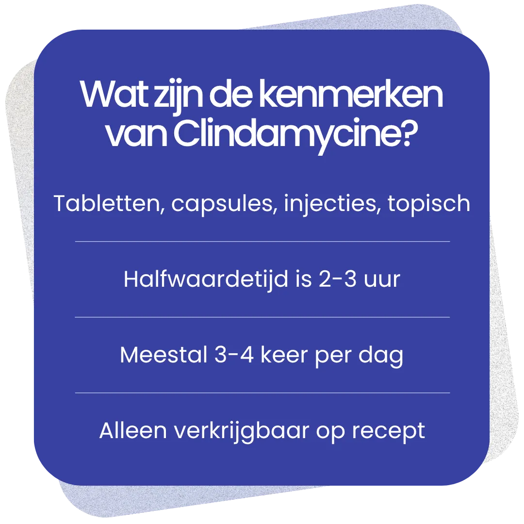 Kenmerken van Clindamycine