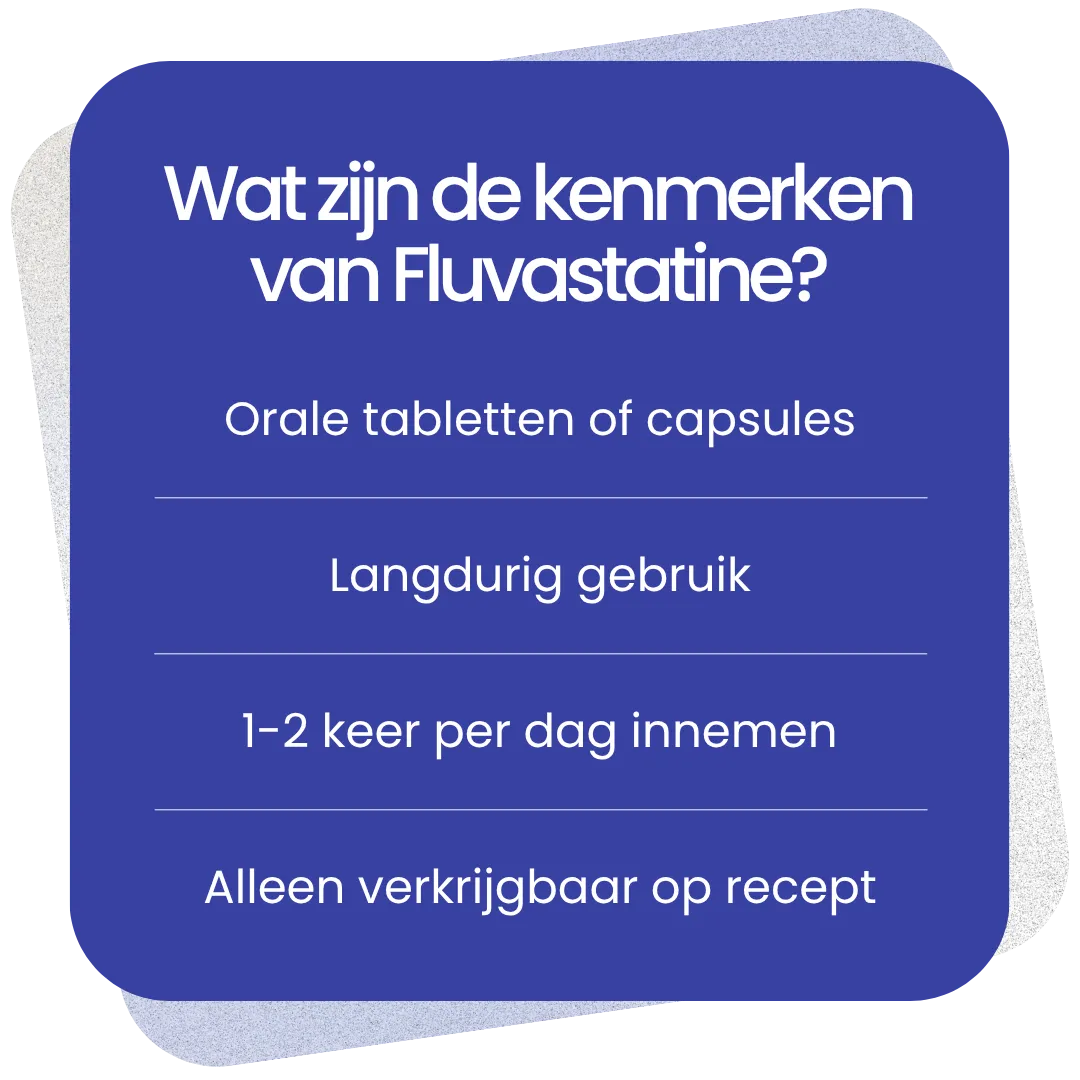 Kenmerken van Fluvastatine