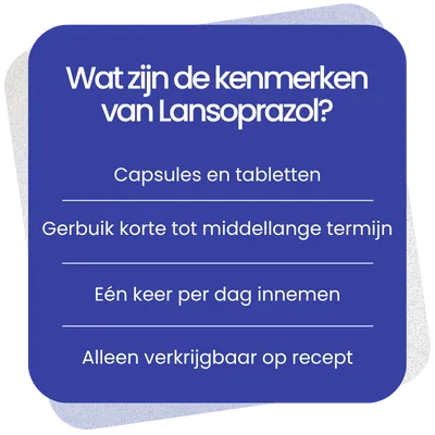 Kenmerken van Lansoprazol