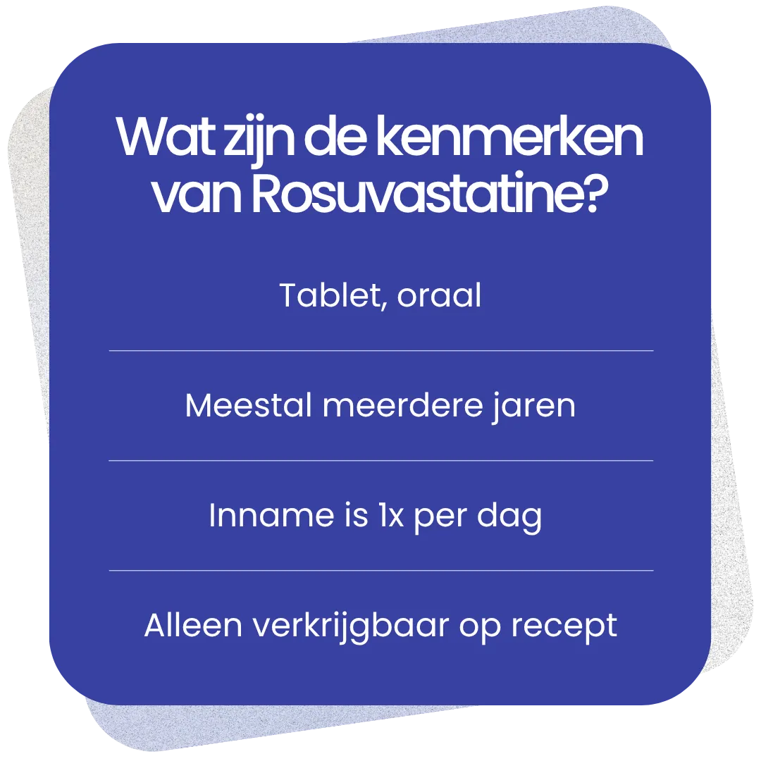 Kenmerken van Rosuvastatine
