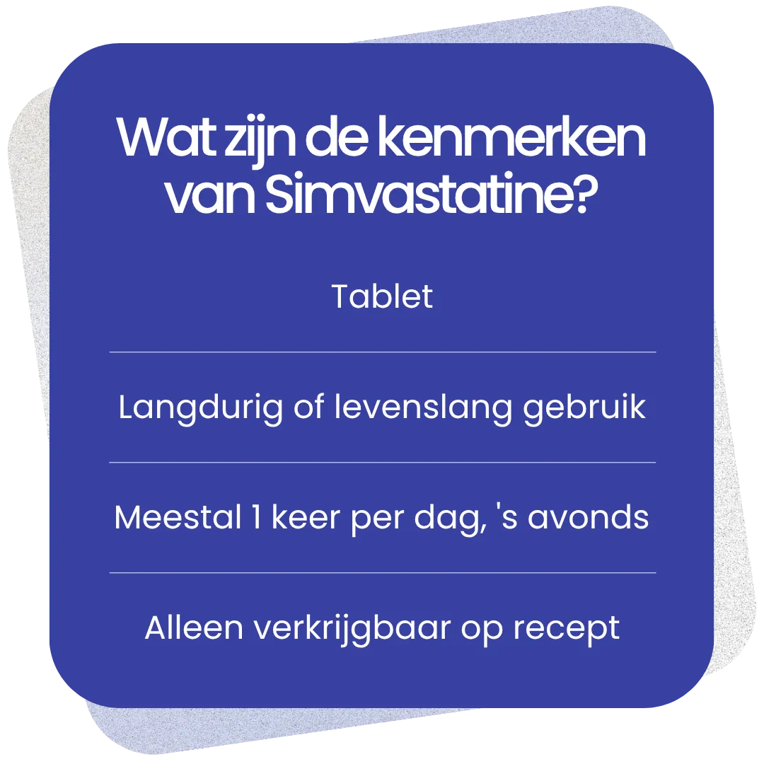 Kenmerken van Simvastatine