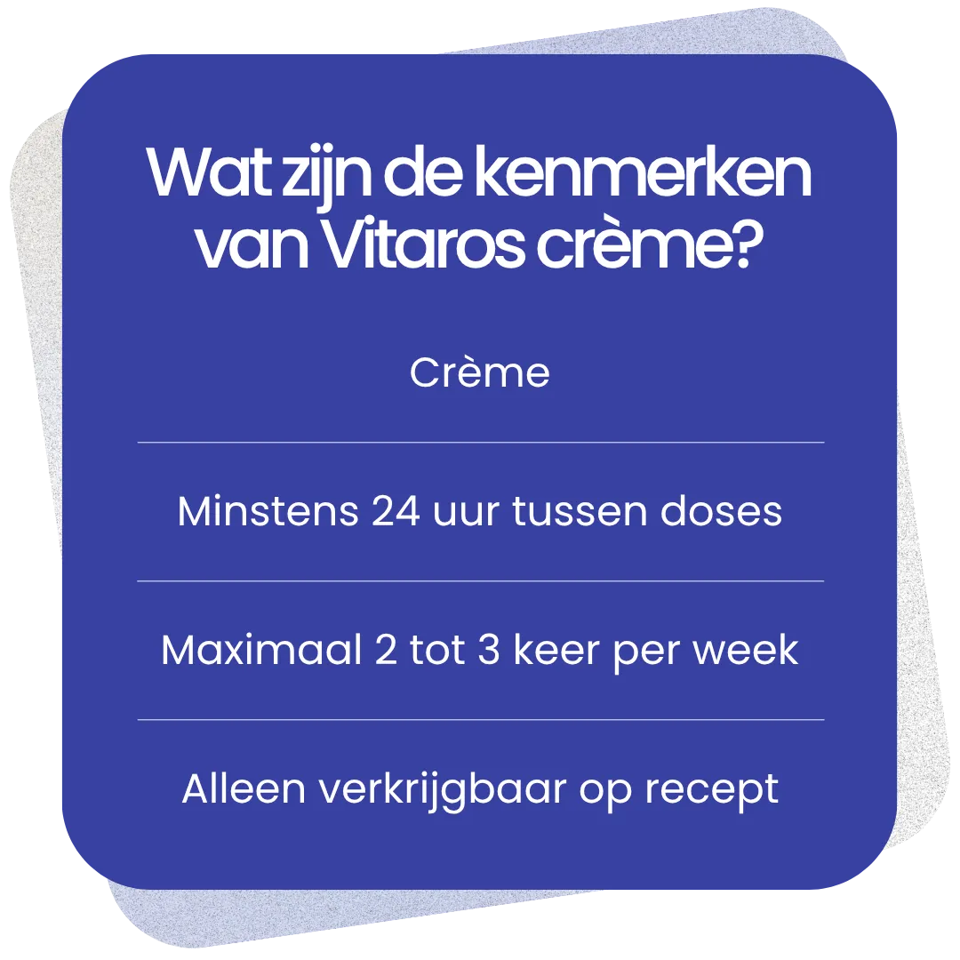 Kenmerken van Vitaros crème